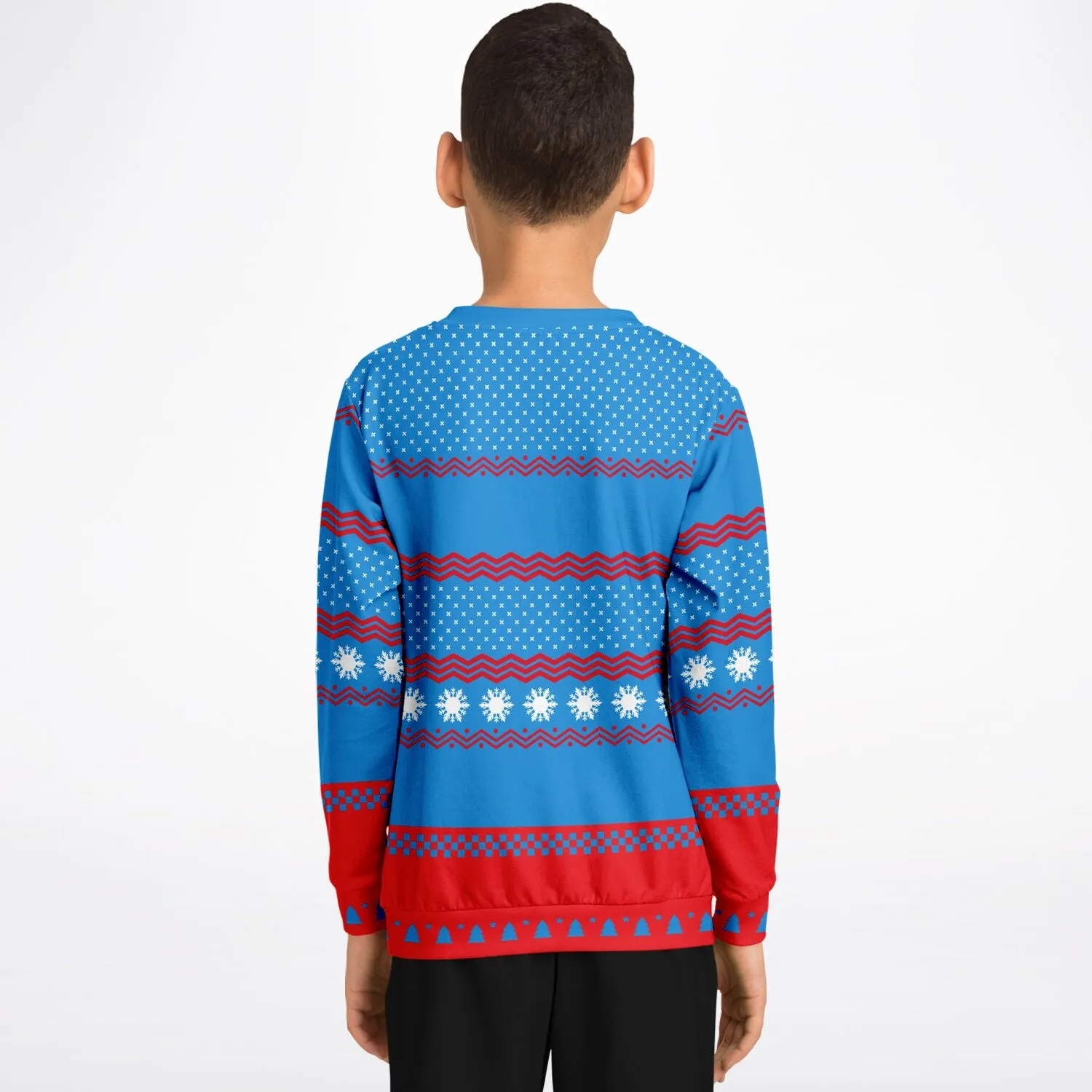 Meowy Christmas - Athletic Kids/Youth Sweatshirt