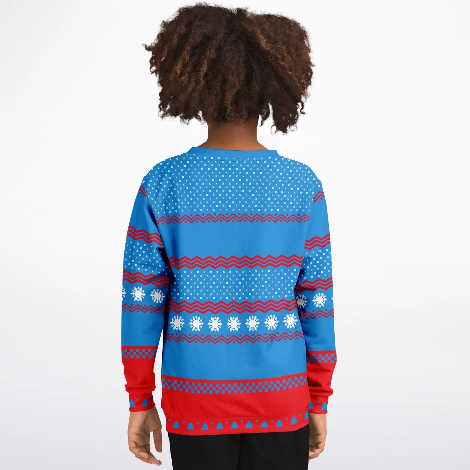 Meowy Christmas - Athletic Kids/Youth Sweatshirt