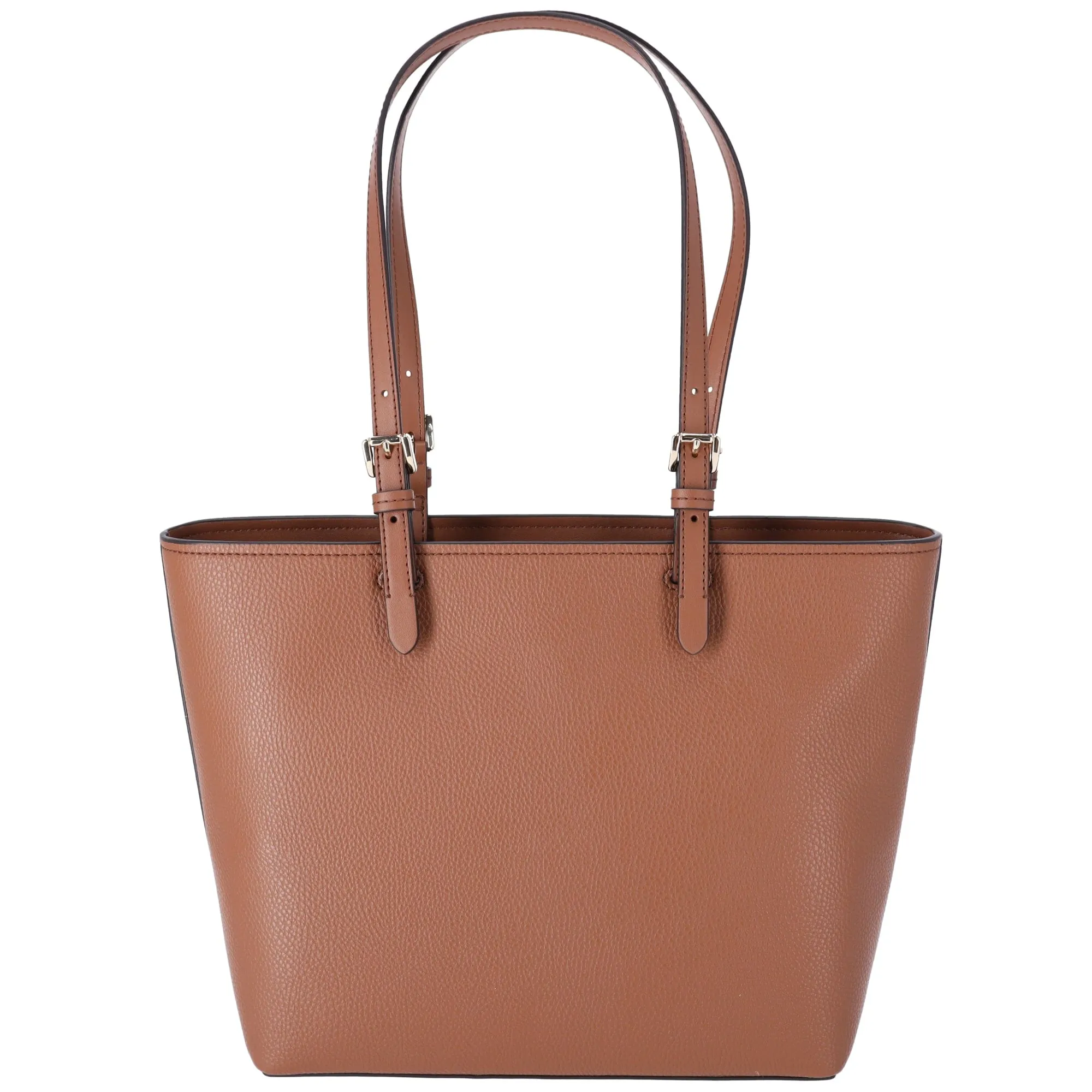 Michael Kors Jet Set Travel Medium Vegan Leather Double Pocket Tote Luggage