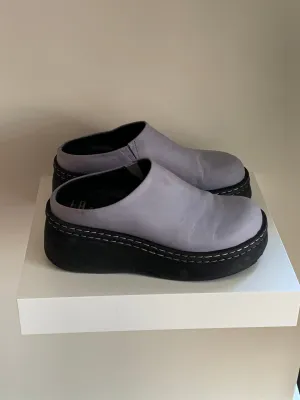 Miista leather platform clogs