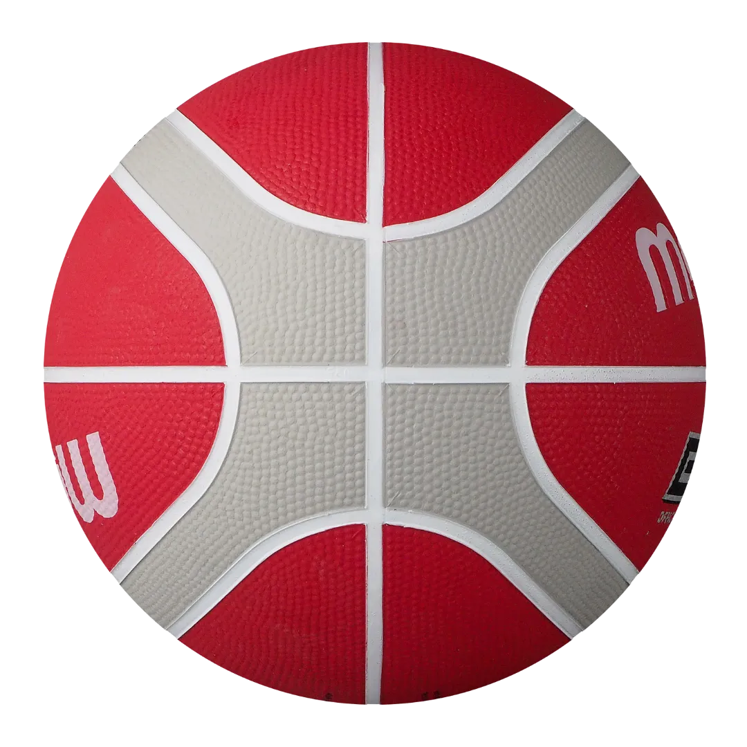 Molten BGR Rubber Basketball - Red/Grey