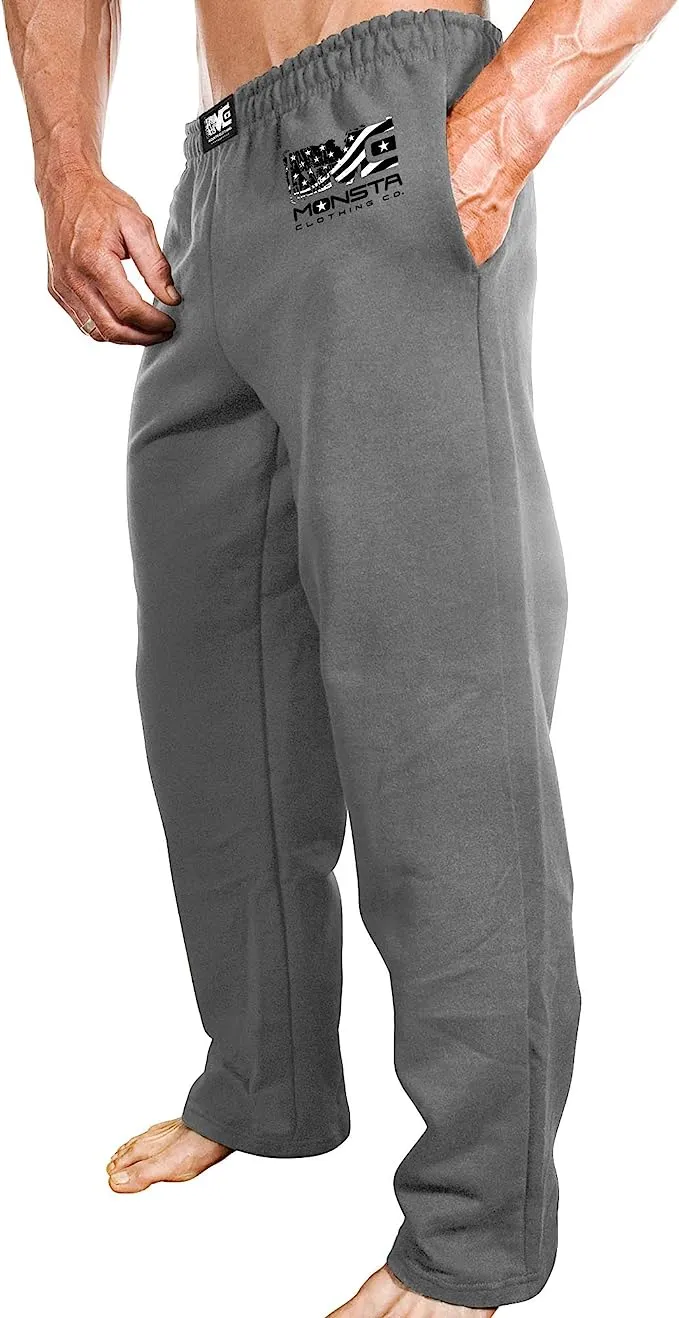 Monsta Clothing Co. Sweatpants Men's Bodybuilding MC-Monsta Flag Gym Wear