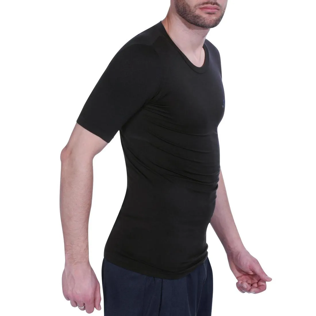 Muscle Compression Fitness T-Shirt - Black