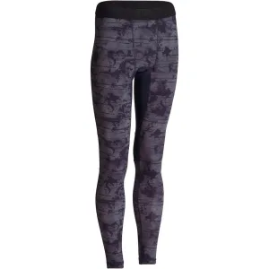 Muscle  Weight Training Fitness Leggings - Blue and Grey