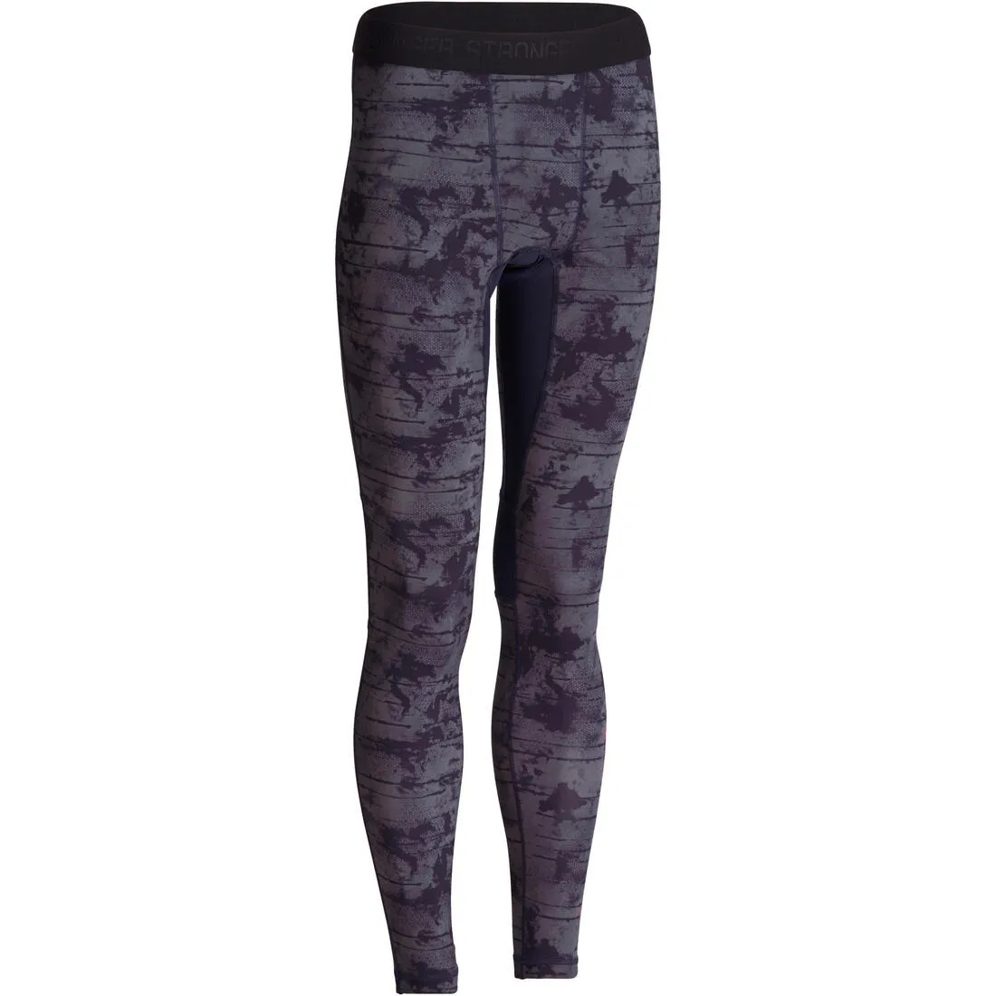 Muscle  Weight Training Fitness Leggings - Blue and Grey