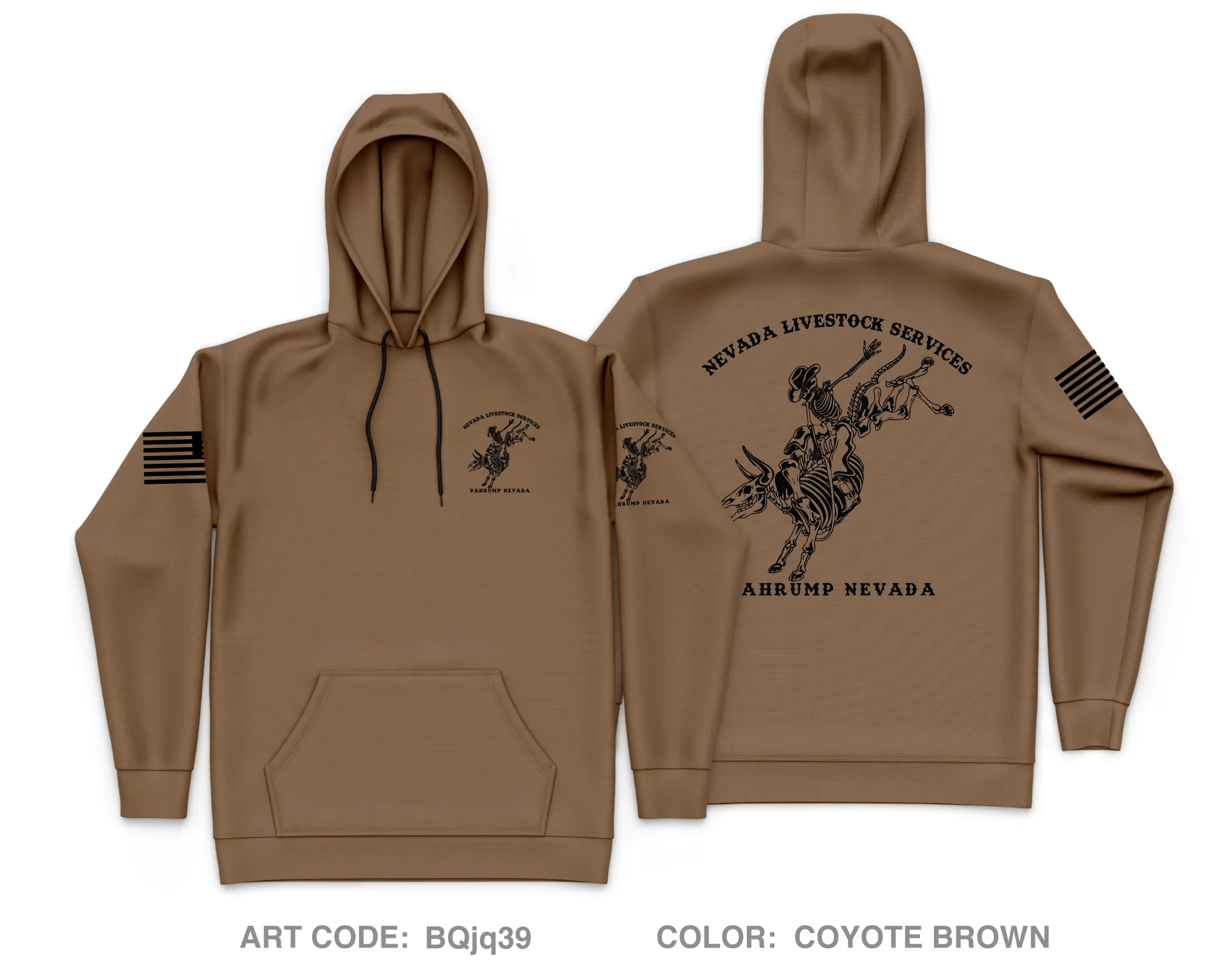 Nevada Livestock Services LLC Core Men's Hooded Performance Sweatshirt - BQjq39