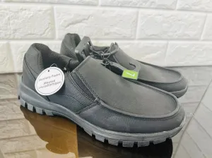New George Women's Slip Ons, Memory foam insoles, lightweight, Sz 7, Black!