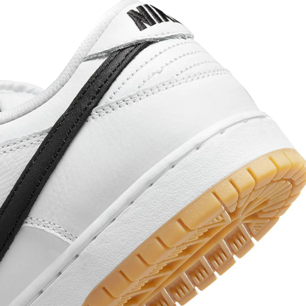 Nike SB Dunk Low Pro Shoes White/Black-White-Gum Light Brown