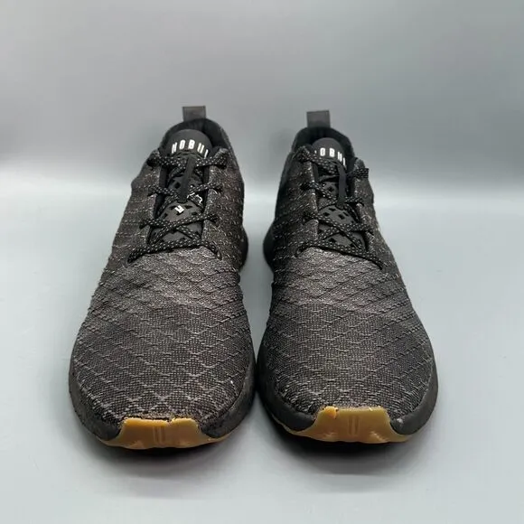 NoBull Matryx Men's 12.5 Black Gym Training Shoes Lace Up Athletic Sneakers