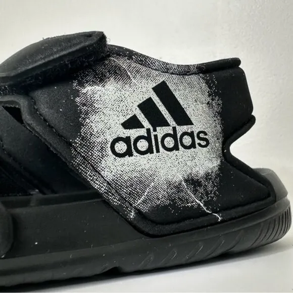 NWT Adidas kids Altaswim open toe sandals in Black size 11K