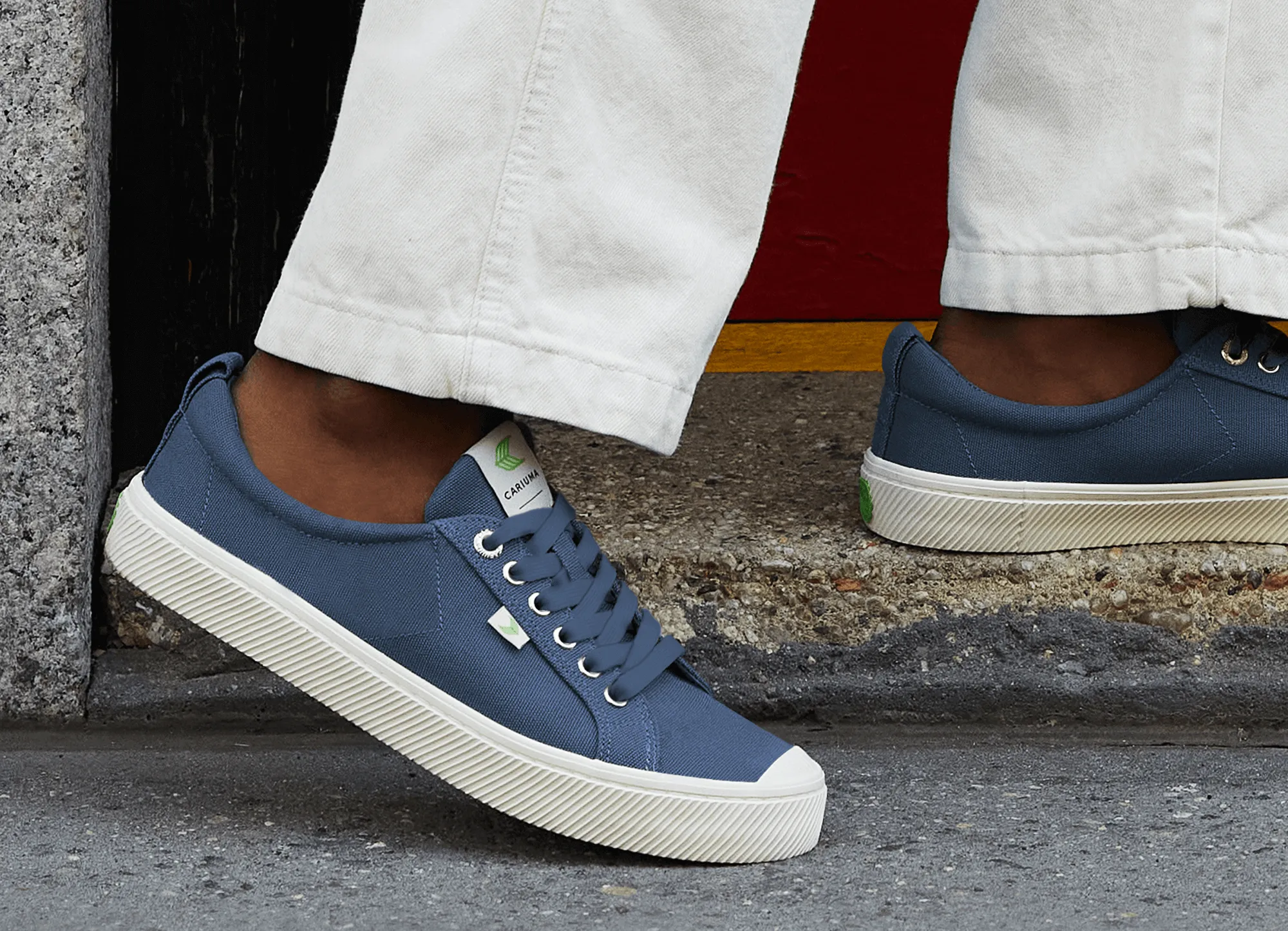 OCA Low Red Bandana Canvas Sneaker Men