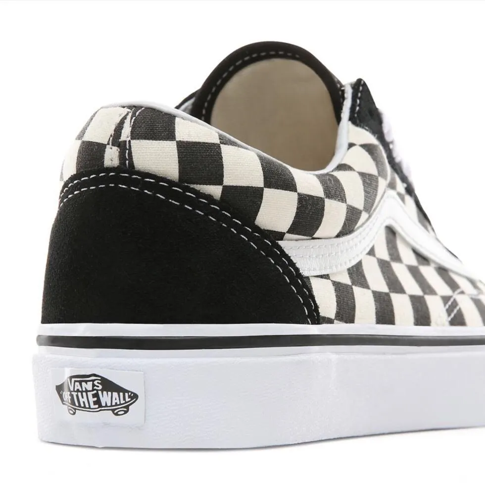 Old Skool - (Primary Check) White-Black