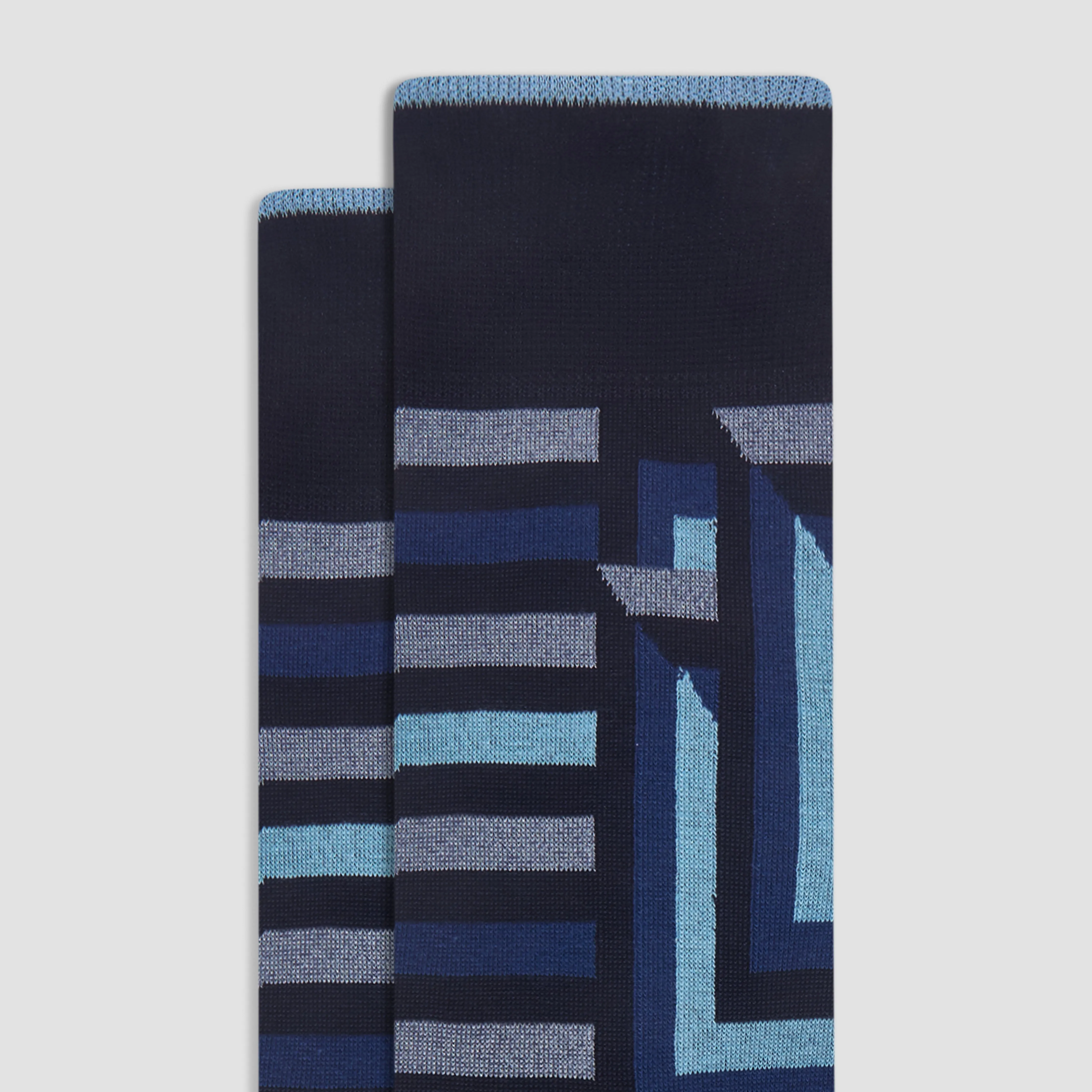 Op-Art Mid-Calf Socks