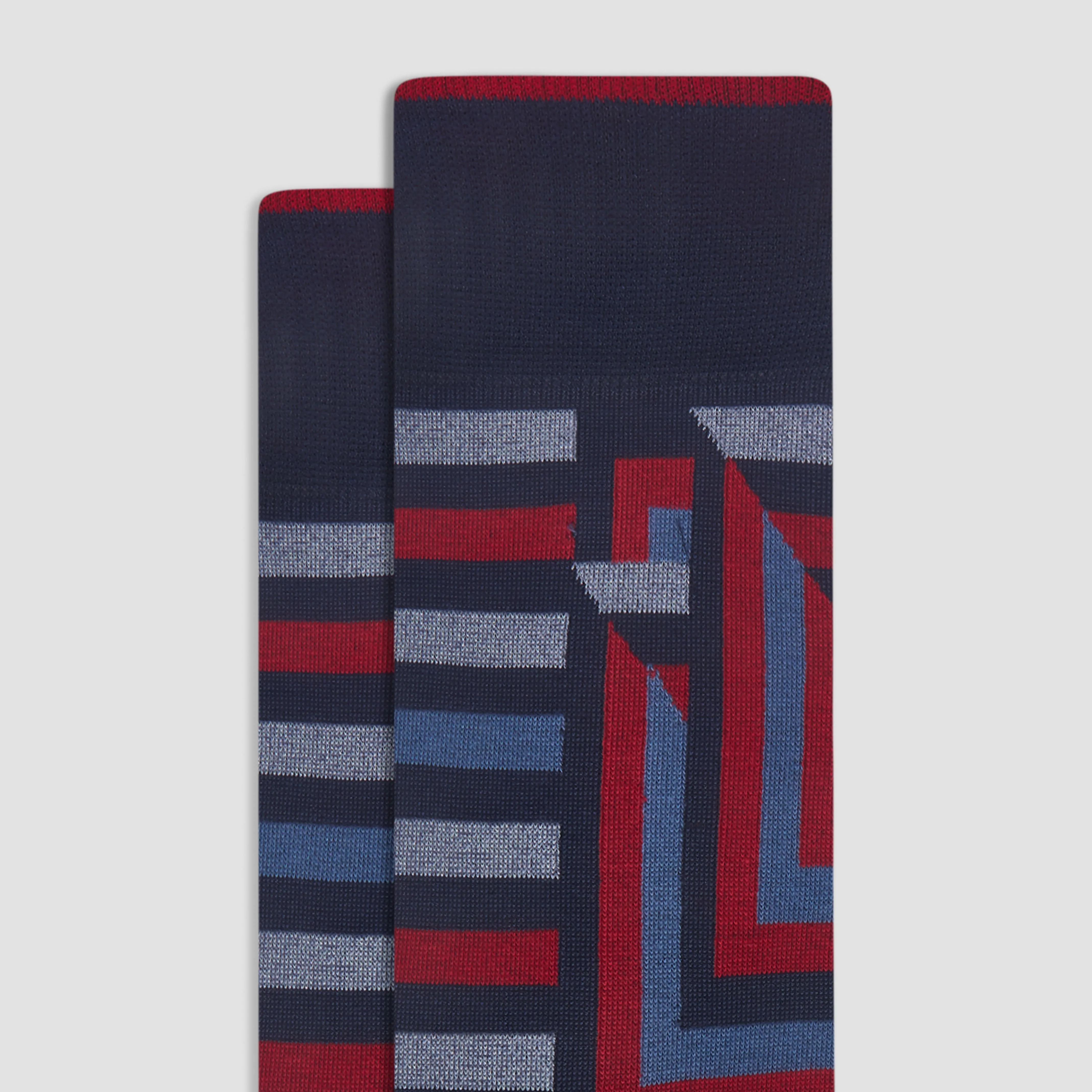 Op-Art Mid-Calf Socks