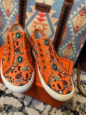 Orange Montana West Sneakers