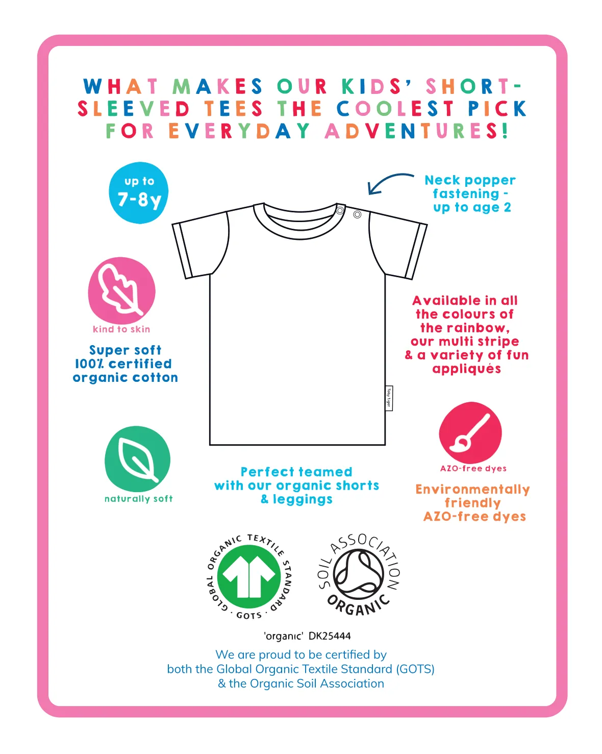 Organic Seagull Applique T-Shirt