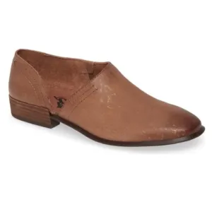 OTBT Coyote Slip-On Leather Shoe D' Orsay Side Cutout Water Resistant Neutral