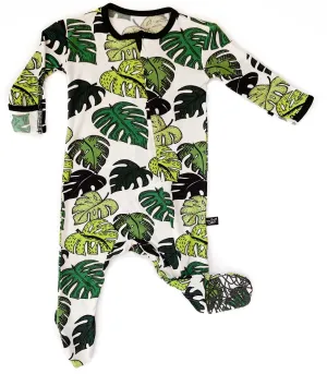 Peregrine Kidswear Palm Leaves Footie