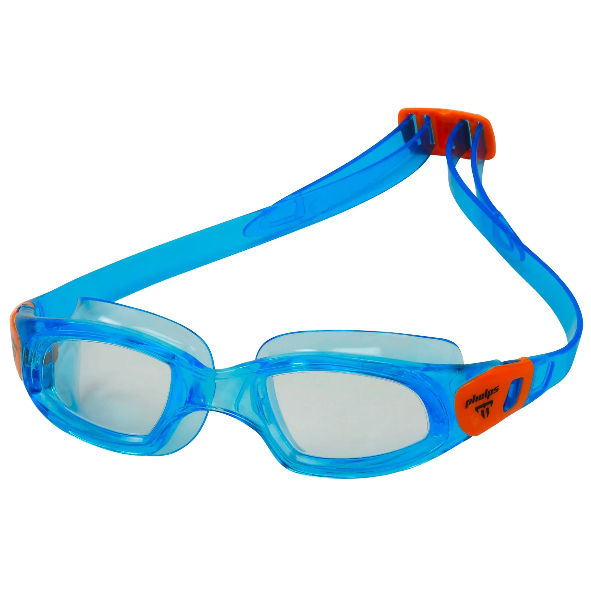 Phelps Tiburon Kid Swimming Goggles with Clear Lenses