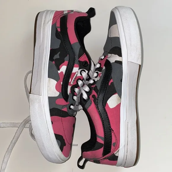 Pink Camo Vans Pro Kyle Walker Skate Ultra Cush Tennis Shoe