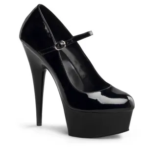 Pleaser Shoes Delight-687 6" Stiletto Heel Mary Jane Platform Pump