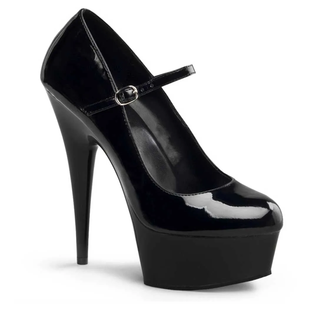 Pleaser Shoes Delight-687 6" Stiletto Heel Mary Jane Platform Pump