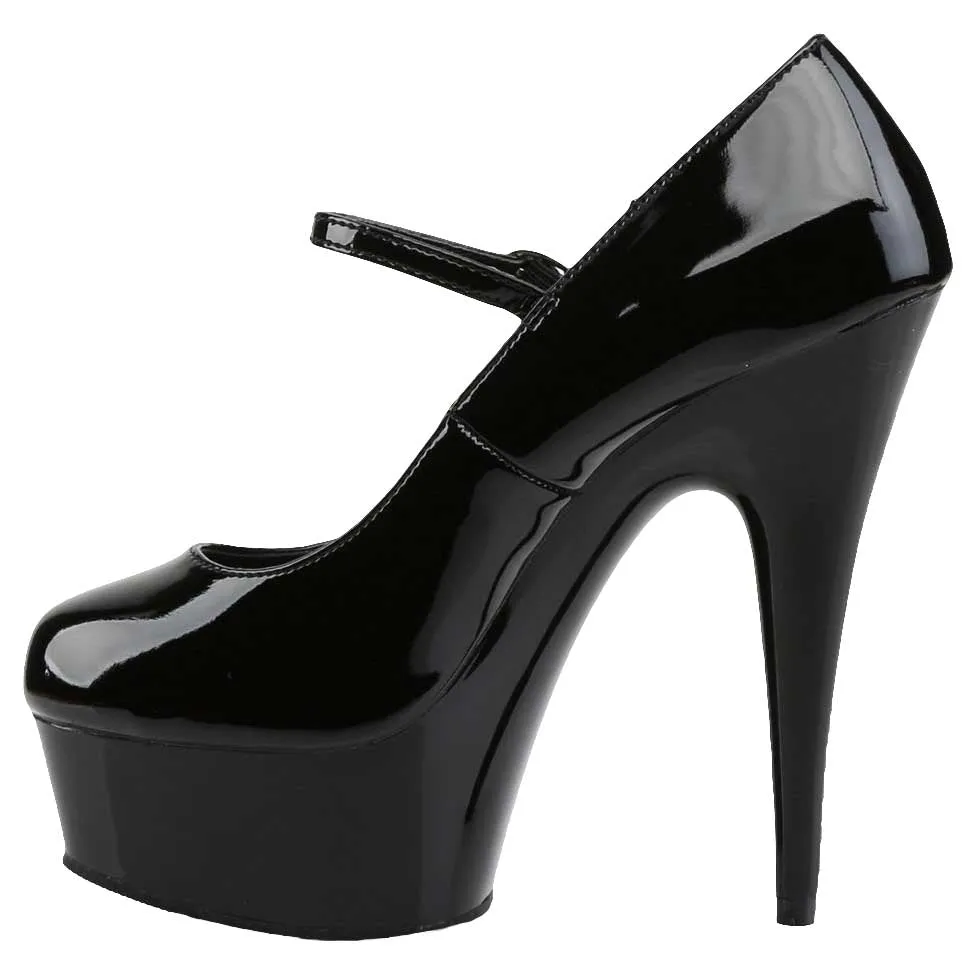 Pleaser Shoes Delight-687 6" Stiletto Heel Mary Jane Platform Pump