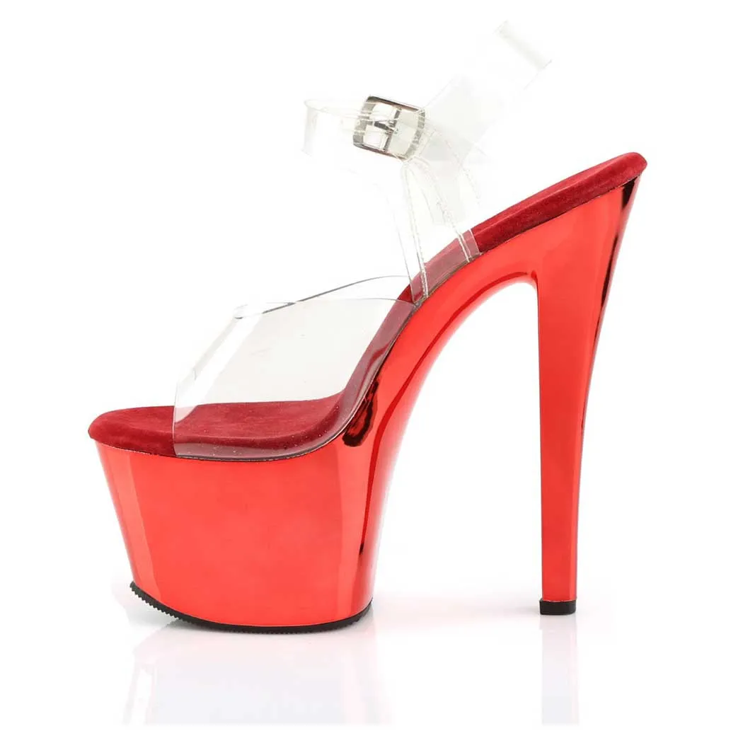 Pleaser Shoes Sky-308 7" Heel Platform Ankle Strap Sandal