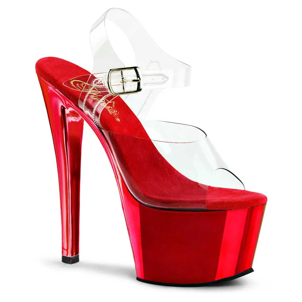 Pleaser Shoes Sky-308 7" Heel Platform Ankle Strap Sandal