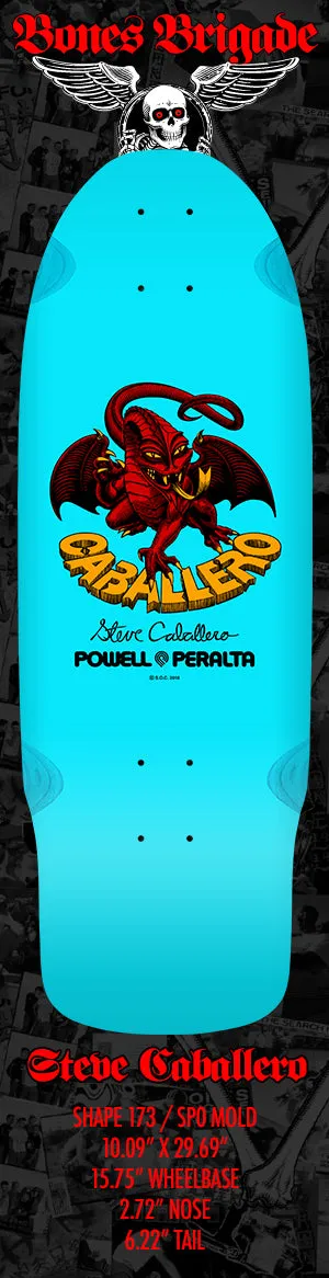 Powell BB Caballero Reissue Deck - Light Blue