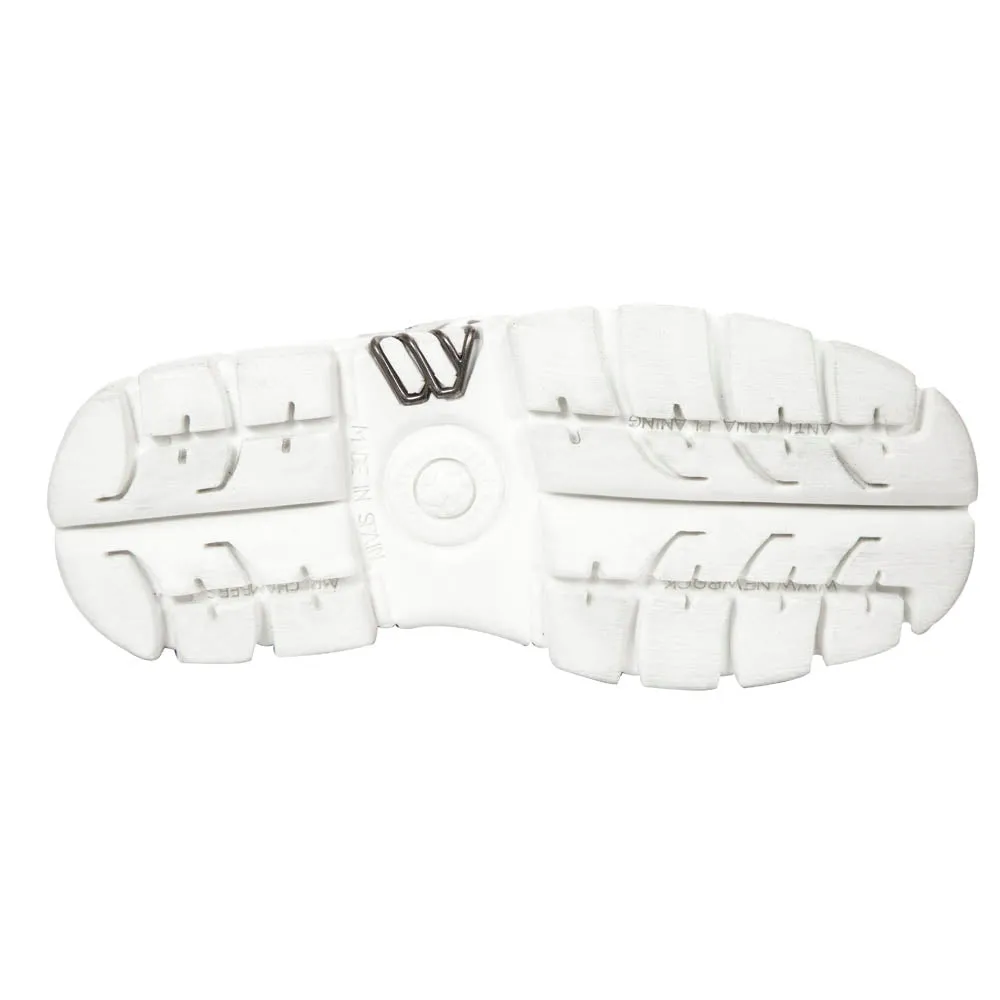 PRE-ORDER M.106-S53 New Rock White Platform Shoes
