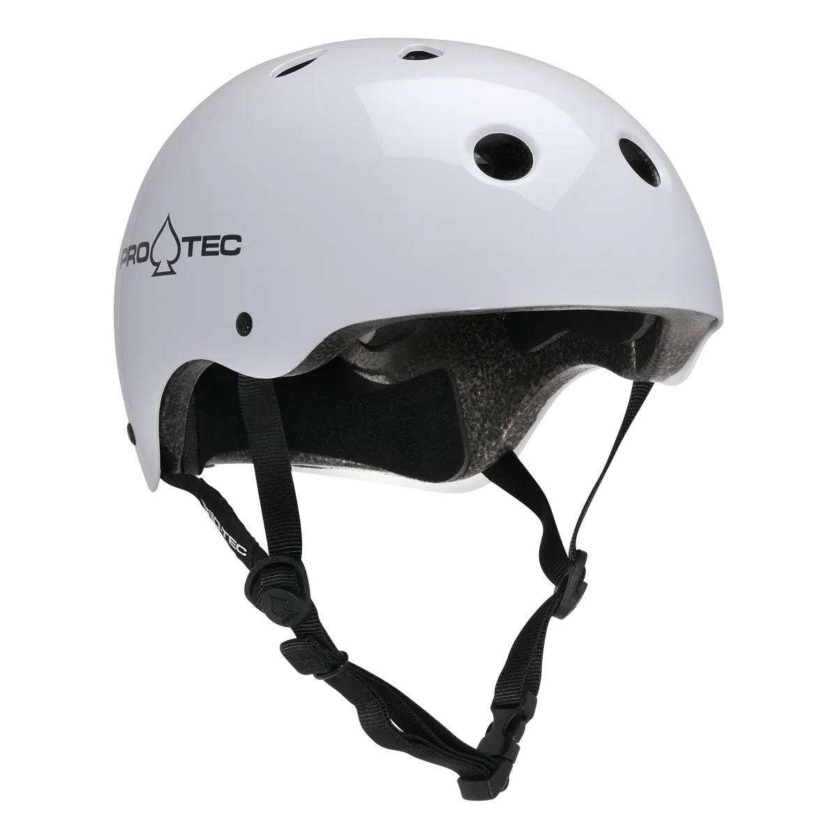 PROTEC (CPSC)CLASSIC MATTE RASTA WHITE-L HELMET