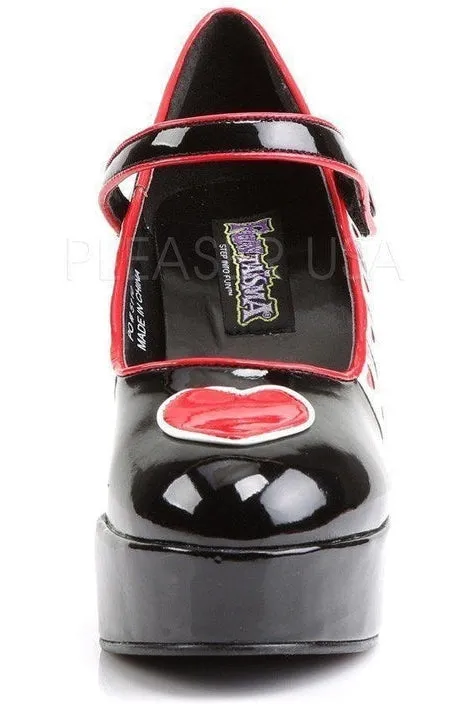 QUEEN-55 Pump  | Black Patent