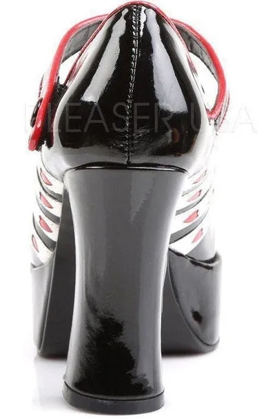 QUEEN-55 Pump  | Black Patent