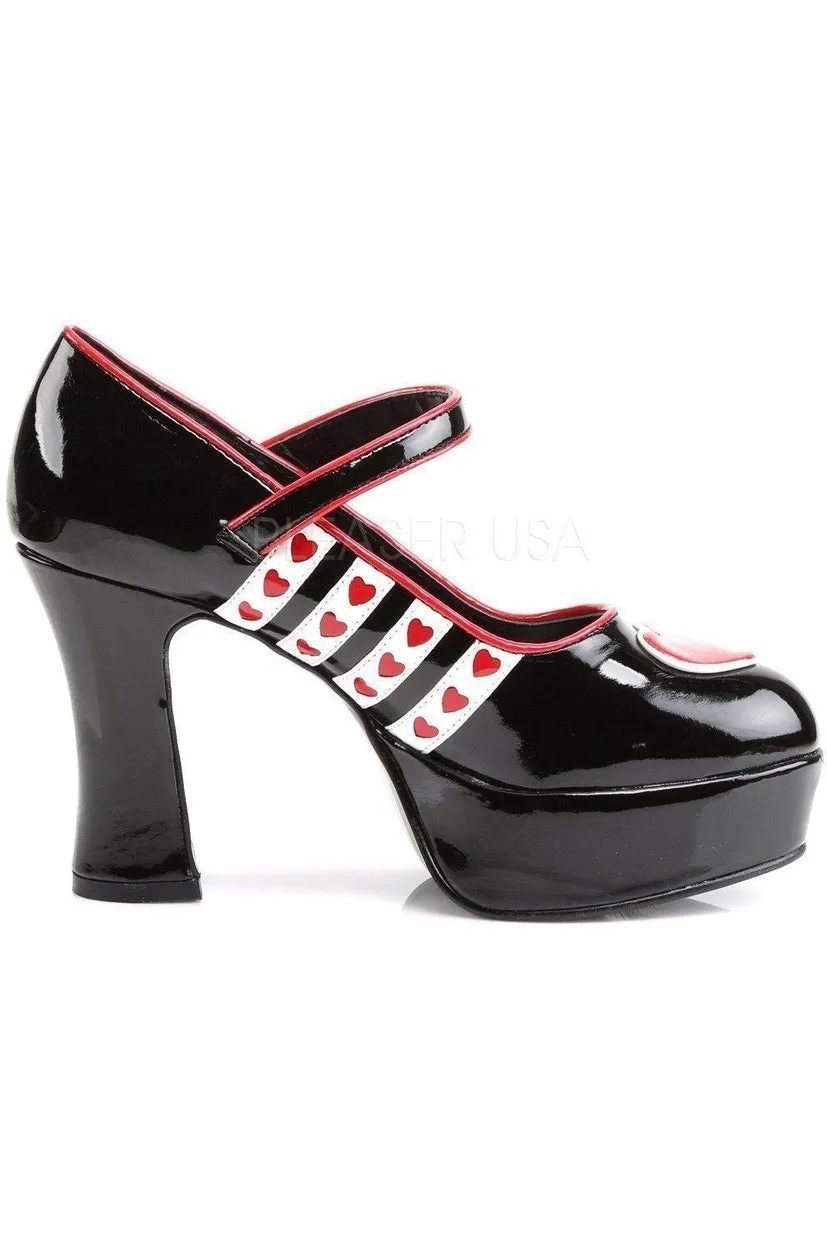 QUEEN-55 Pump  | Black Patent