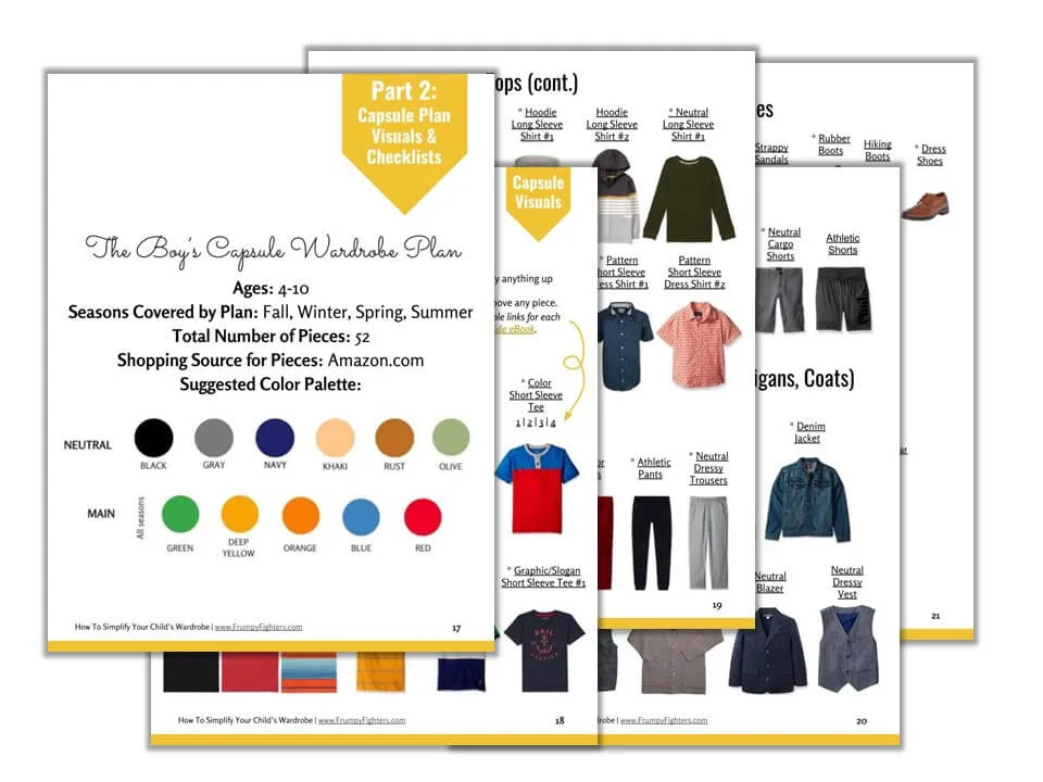 "Get Dressed!" Cheat Sheets for Kids