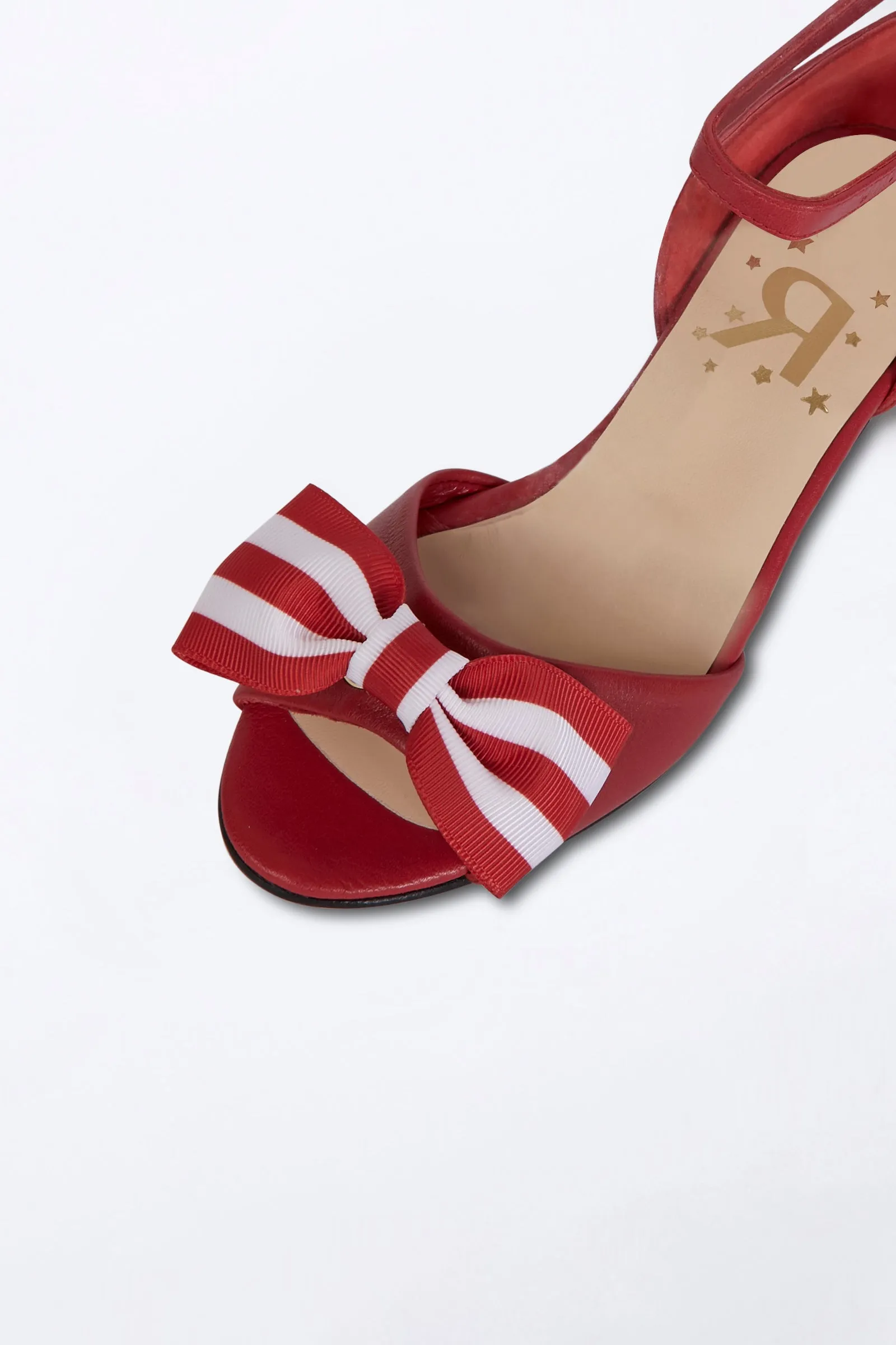 Red Dancing Heels with Double Pin