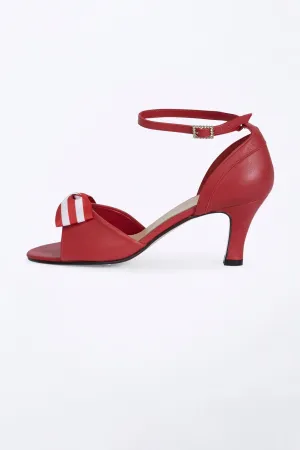 Red Dancing Heels with Double Pin