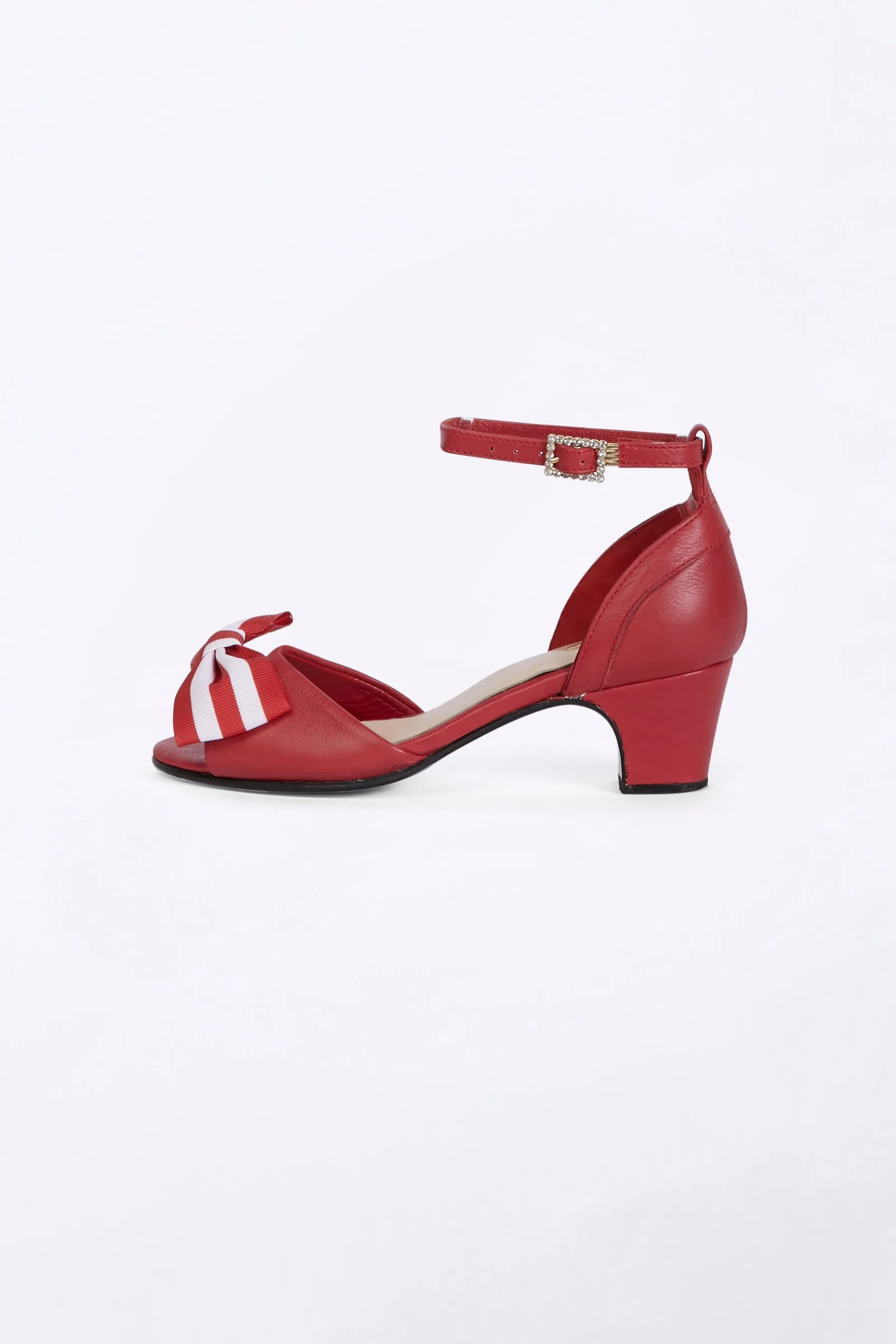 Red Dancing Heels with Double Pin