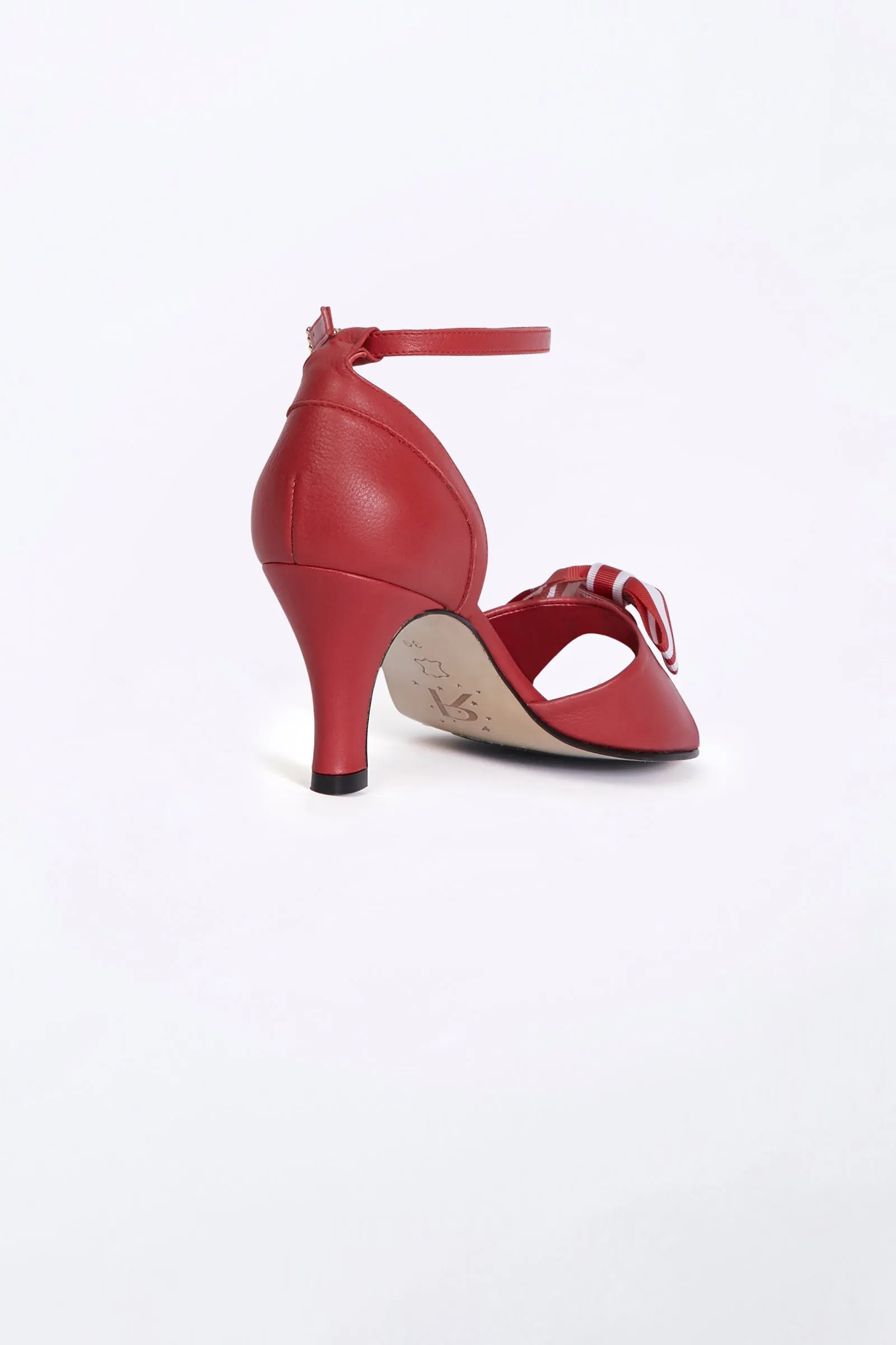 Red Dancing Heels with Double Pin