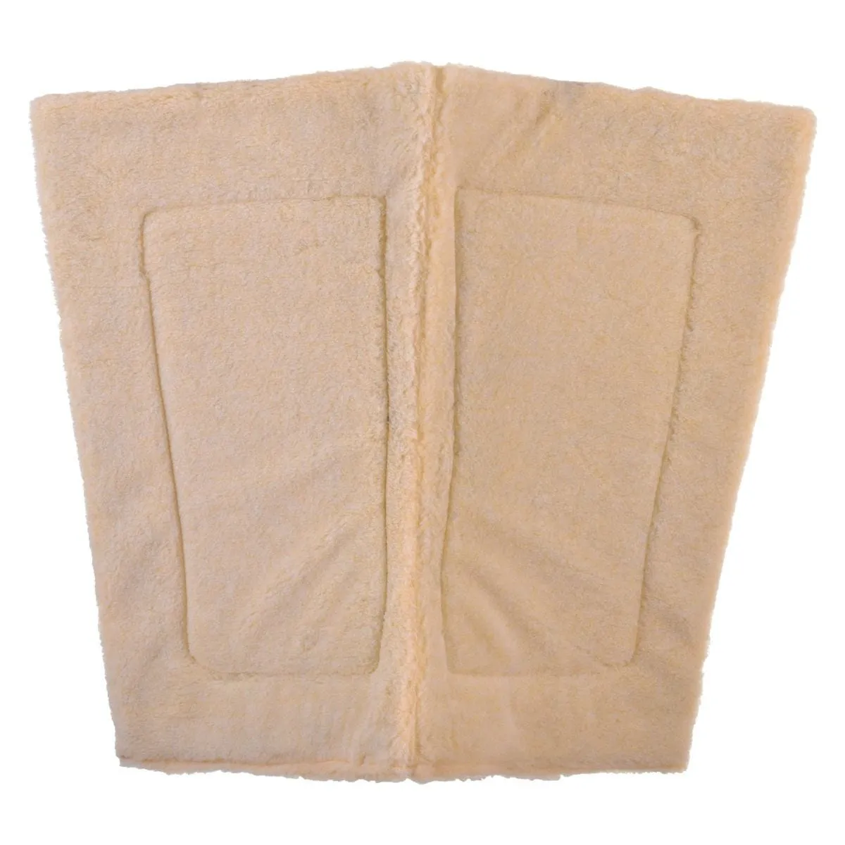 Reinsman Square Contour Bronco Black Fleece Backed Pad