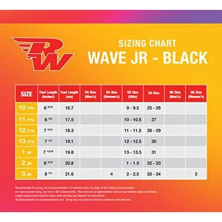 Riedell RW Wave Junior Roller Skates