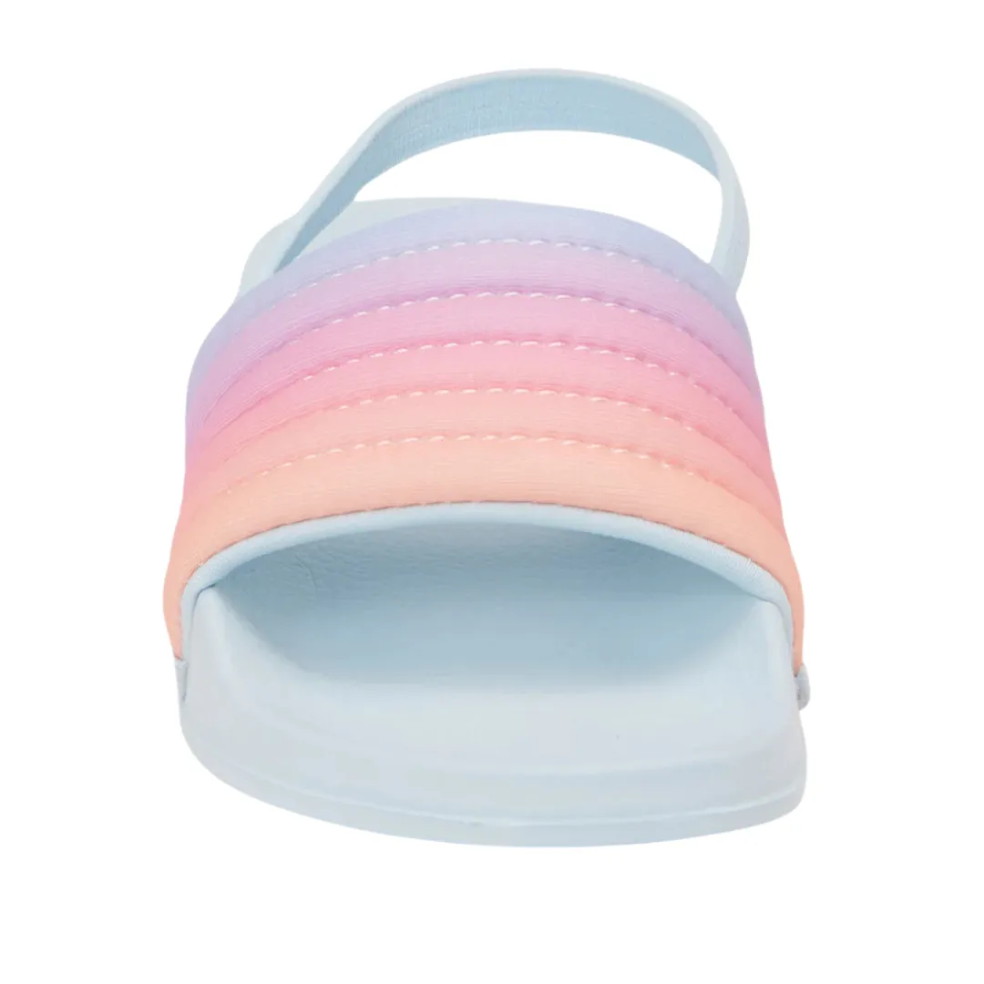 Roxy Toddler TW Slipper Ribbed Sandals - Light Blue