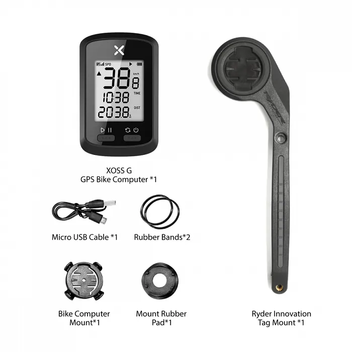 RYDER INNOVATION / XOSS G  GPS Computer   Tag Outfront Mount
