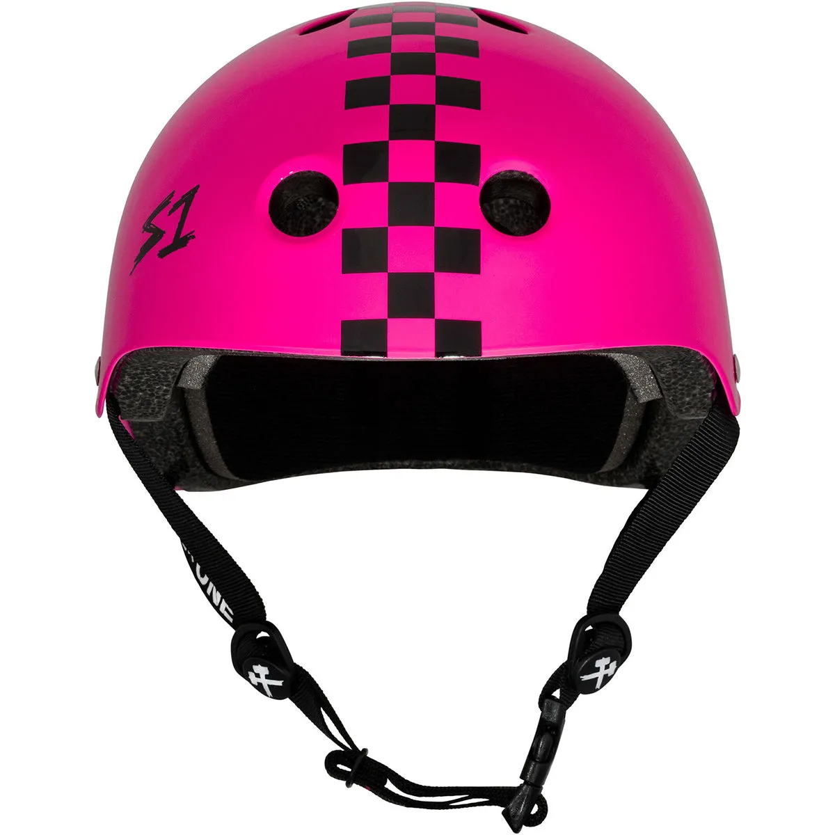 S-One - Lifer Helmet Pink Gloss/Black Checkers