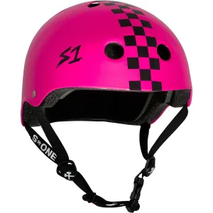 S-One - Lifer Helmet Pink Gloss/Black Checkers