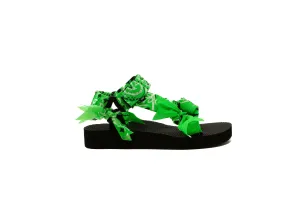 Sandals Kids Fluo Green