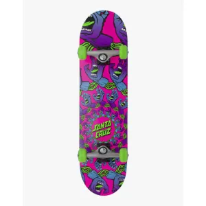 Santa Cruz Mandala Hand 7.75" Complete Skateboard - Purple Pink
