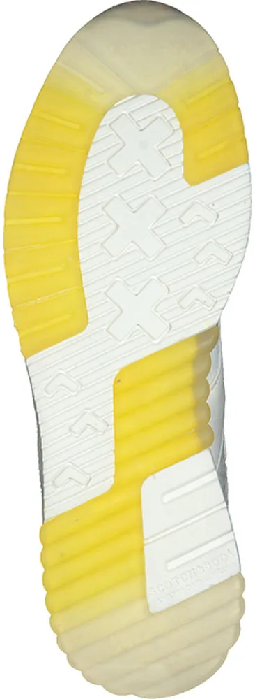 SCOTCH & SODA Men's Vivex Sneakers, White Rainbox Mix, 7.5
