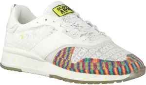 SCOTCH & SODA Men's Vivex Sneakers, White Rainbox Mix, 7.5